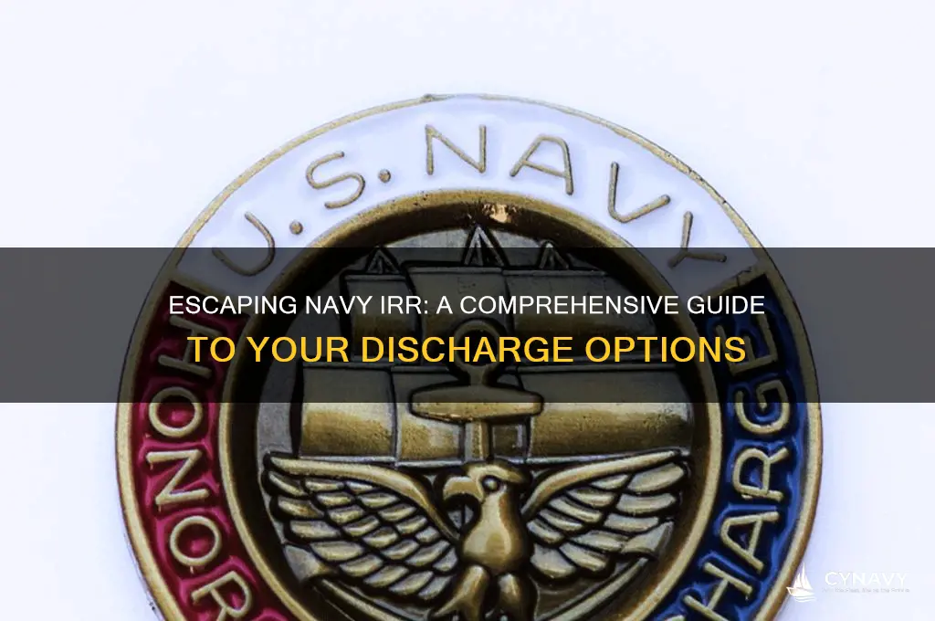 how to get out of navy irr