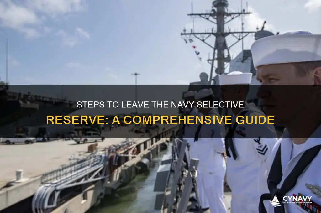 how to get out of navy selective reserve