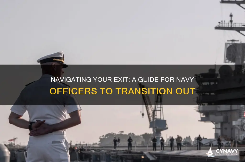 how to get out of the navy as an officer