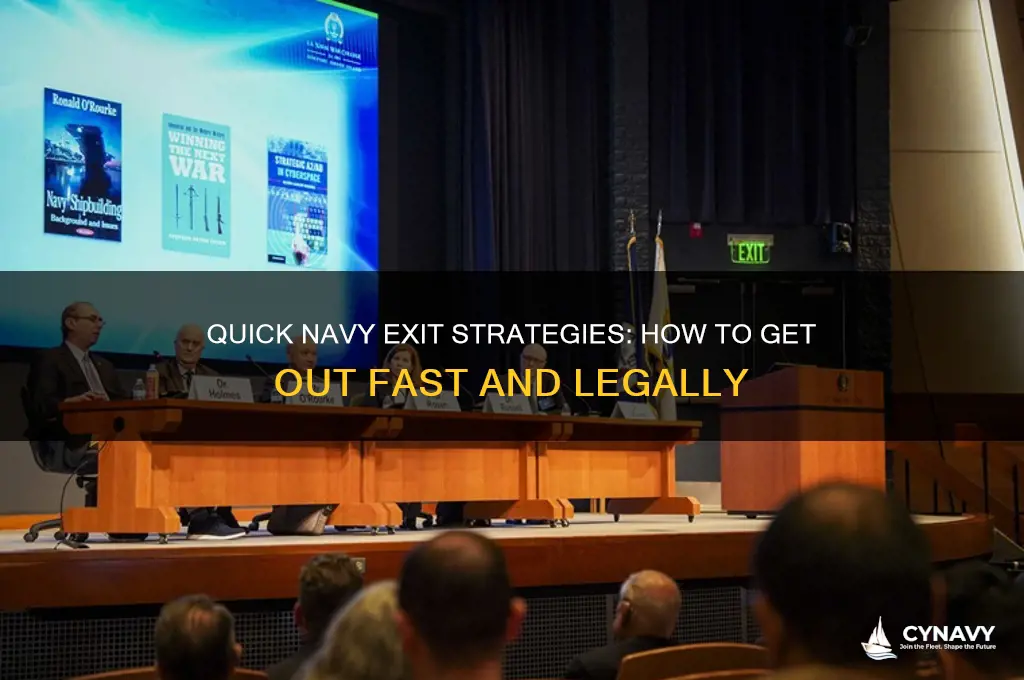 how to get out of the navy fast