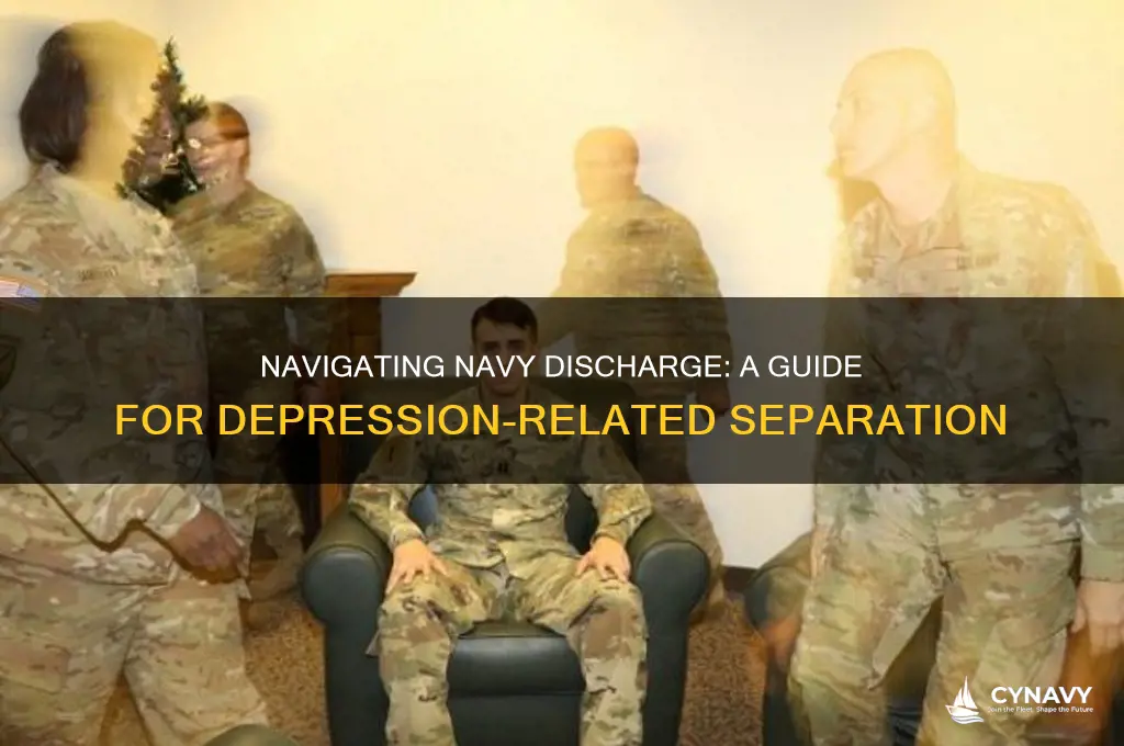 how to get out of the navy for depression