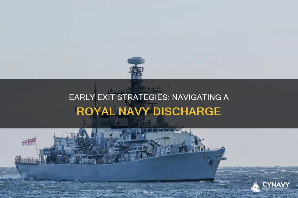 how to get out of the royal navy early