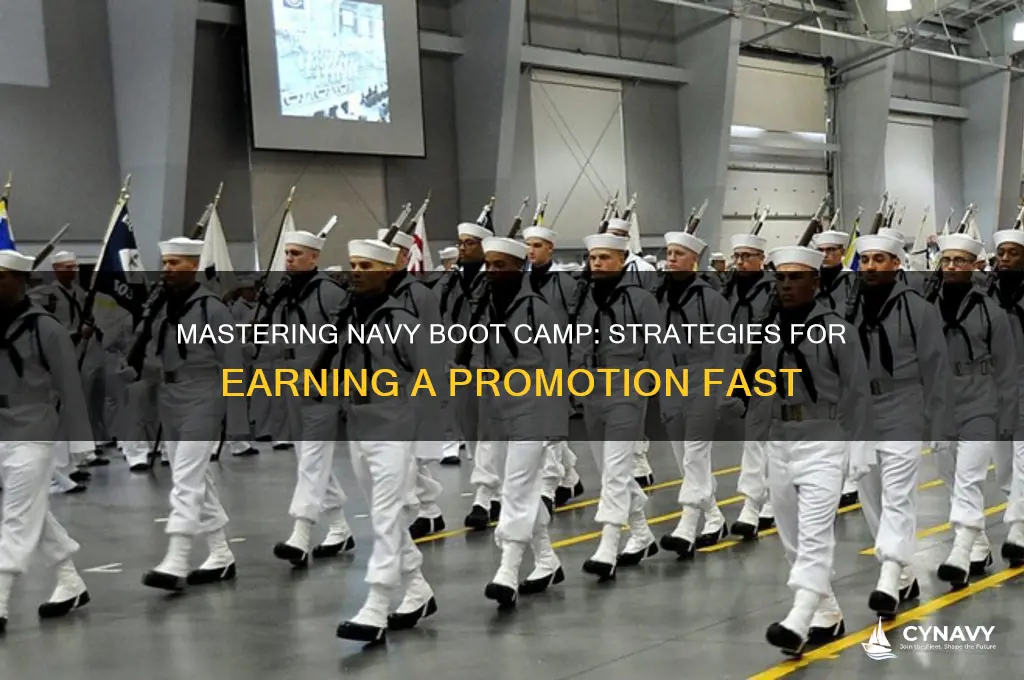 how to get promoted in navy boot camp