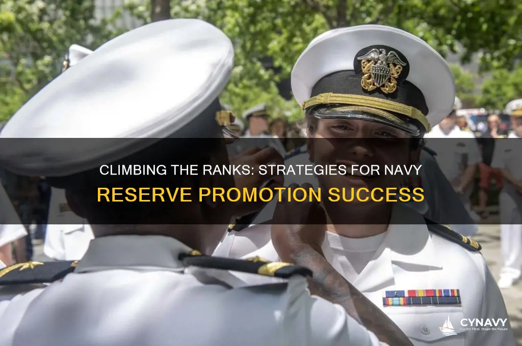 how to get promoted in the navy reserve