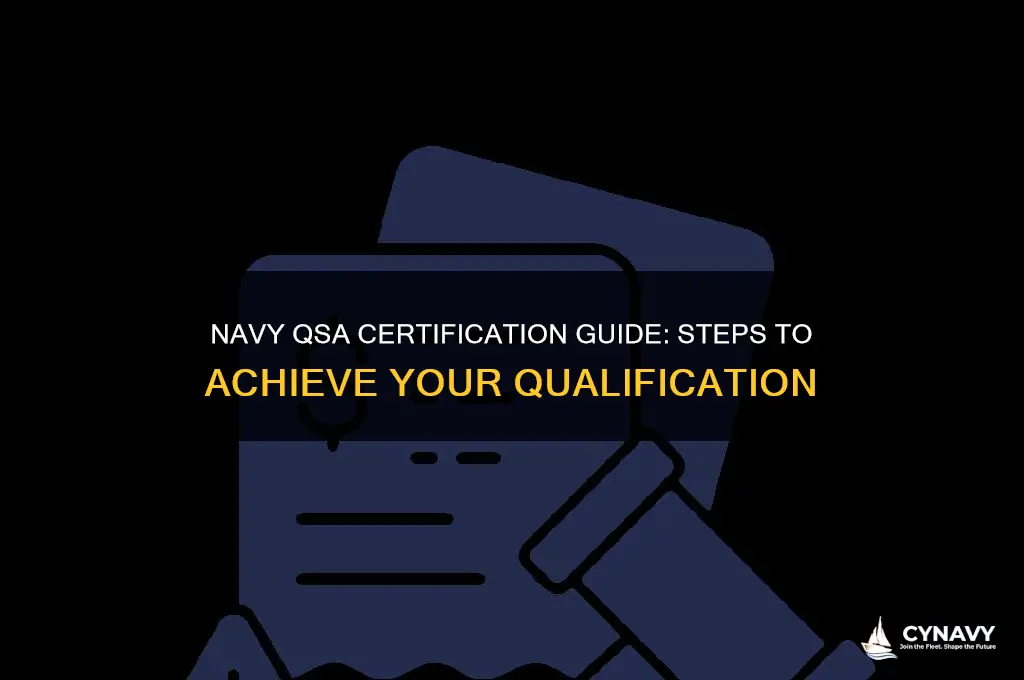 how to get qsa certified through the navy