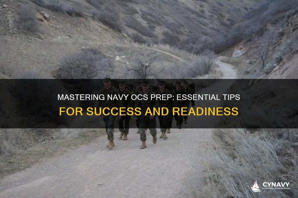 how to get ready for navy ocs