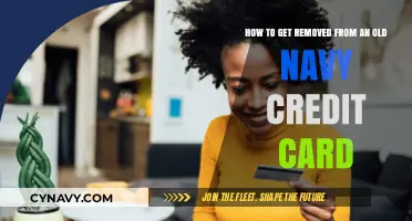 How to Remove Yourself from an Old Navy Credit Card Account