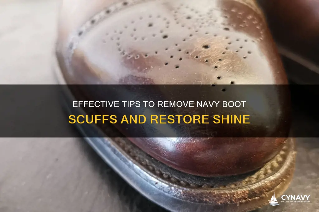 how to get rid of navy boot scuff