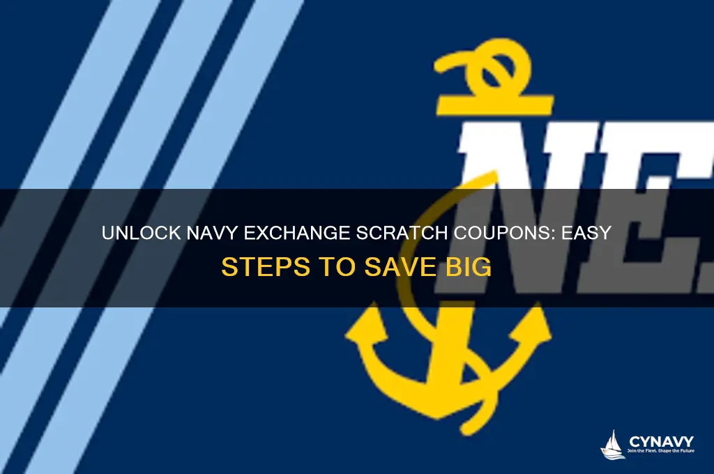 how to get scratch coupon from navy exchange