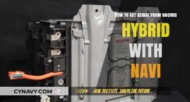 Finding the Serial Number in Your 09 Civic Hybrid with Navi