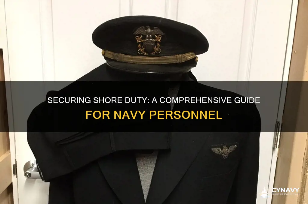 how to get shore duty in the navy