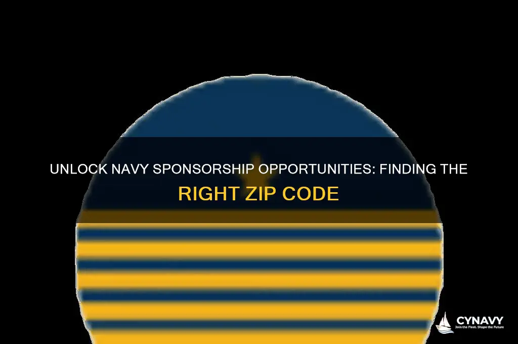 how to get sponsor zipcode navy