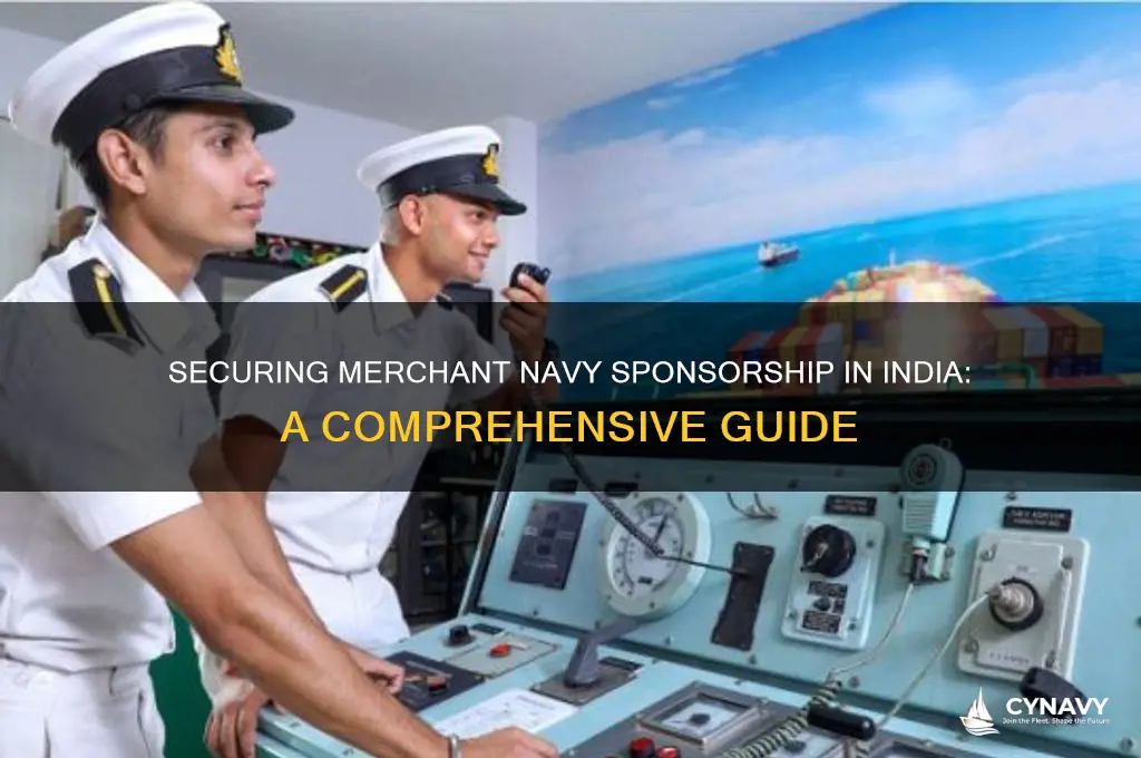 how to get sponsorship for merchant navy in india