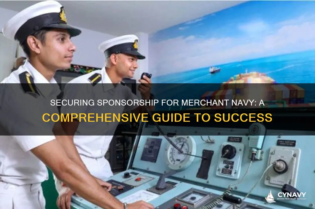 how to get sponsorship for merchant navy