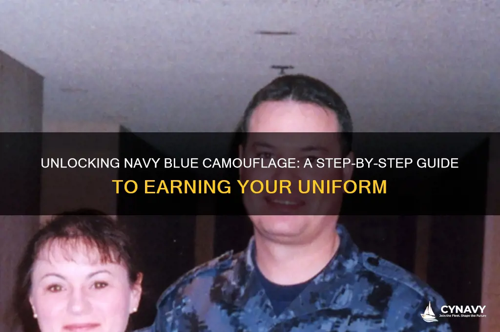 how to get the blue camos in the navy