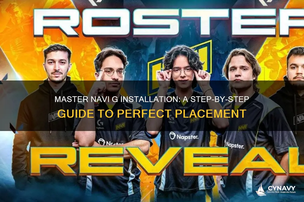 how to get the navi g peices installed