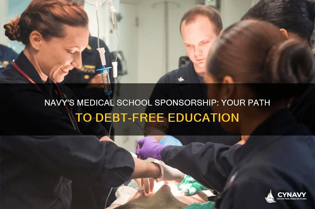 how to get the navy to pay for medical school