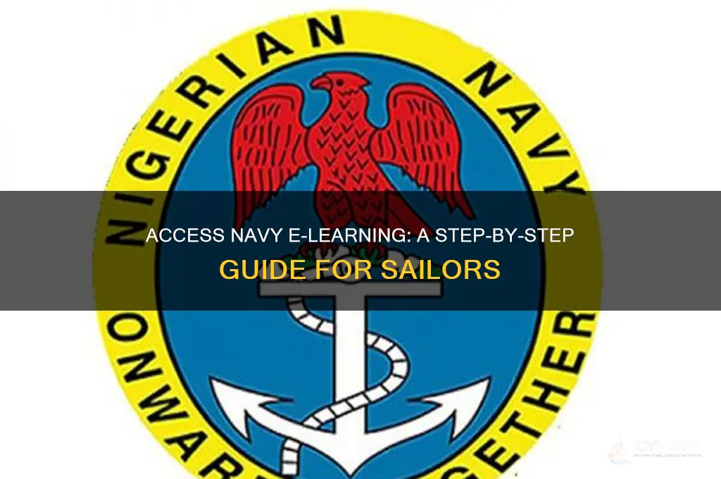 how to get to navy e learning
