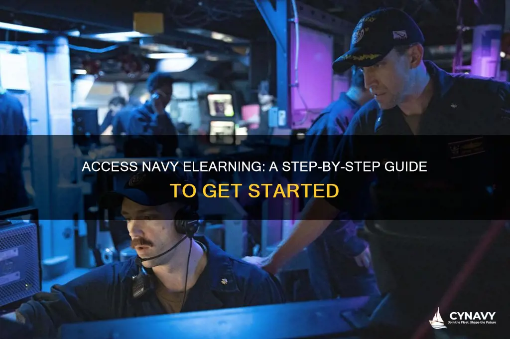 how to get to navy elearning