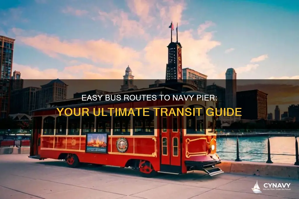 how to get to navy pier by bus