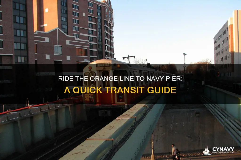 how to get to navy pier by train orange line