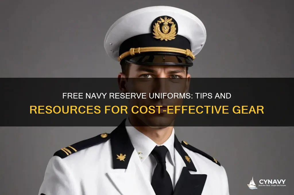 how to get uniforms for free navy reserve
