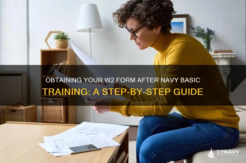 how to get w2 from navy for basic training