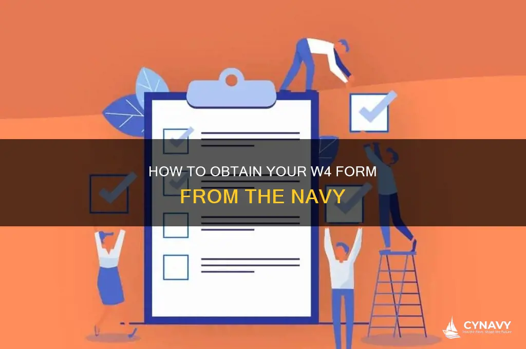 how to get w4 from the navy
