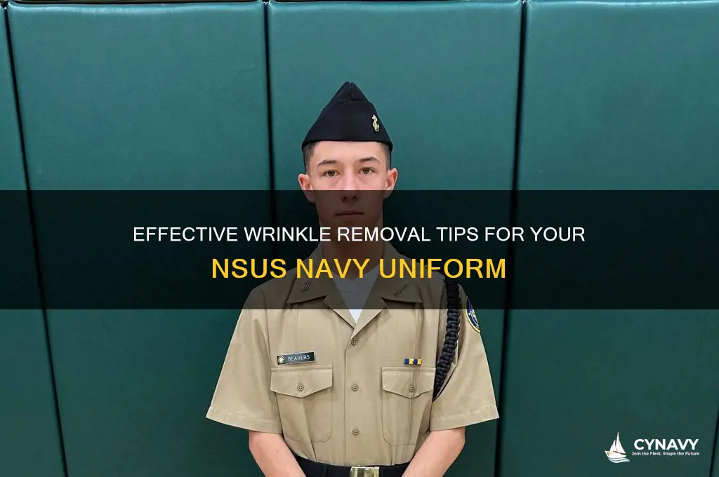 how to get wrinkles out of nsus navy
