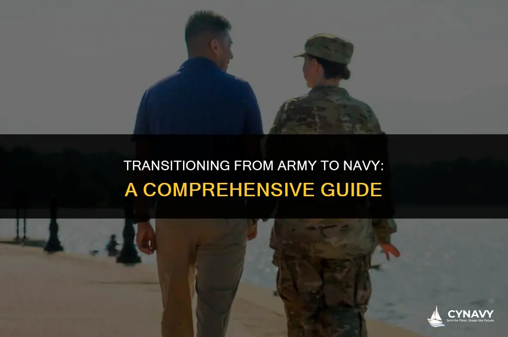 how to go army to navy