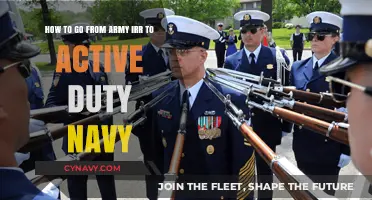 Transitioning from Army IRR to Active Duty Navy: A Comprehensive Guide
