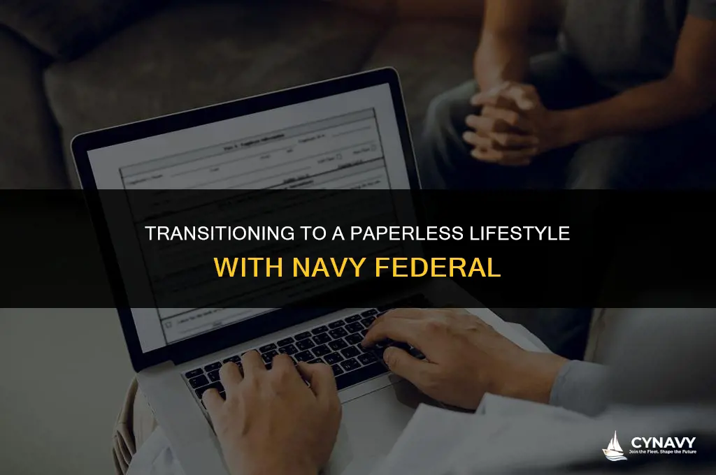 how to go paperless navy federal