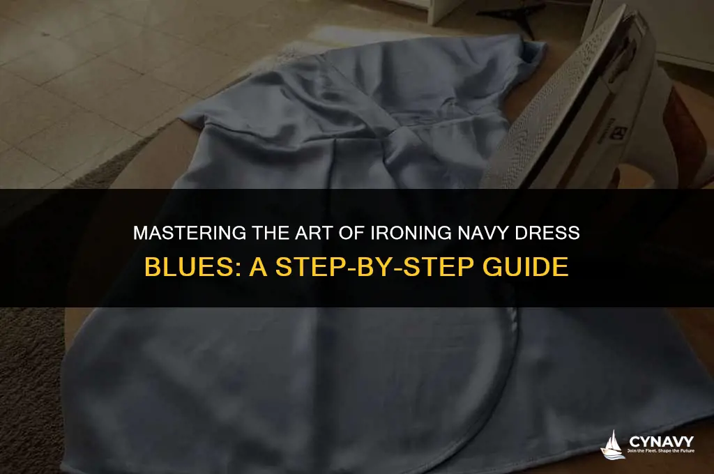 how to iron navy dress blues