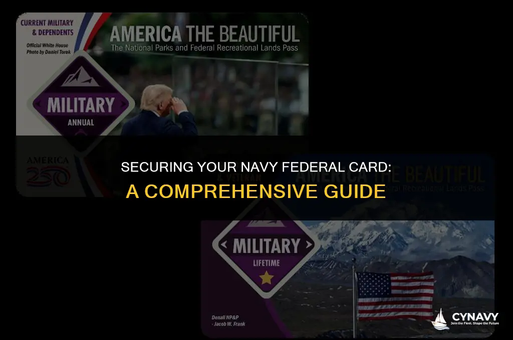 how to lock navy federal card