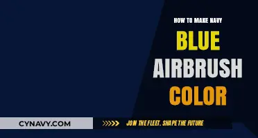 Mixing the Perfect Navy Blue for Airbrushing: A Step-by-Step Guide