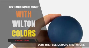 Crafting the Perfect Navy Blue Fondant with Wilton Colors