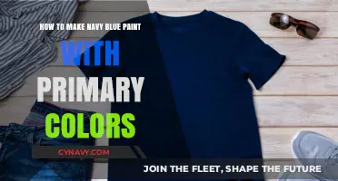 Mixing Mastery: Crafting Navy Blue from Primary Hues