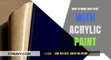 Mixing the Perfect Navy Blue with Acrylic Paints: A Step-by-Step Guide