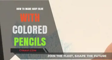 Blending Shades: Mastering Navy Blue with Colored Pencils