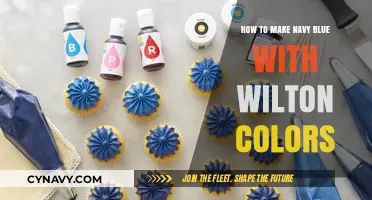 Mixing the Perfect Navy Blue with Wilton Colors: A Step-by-Step Guide