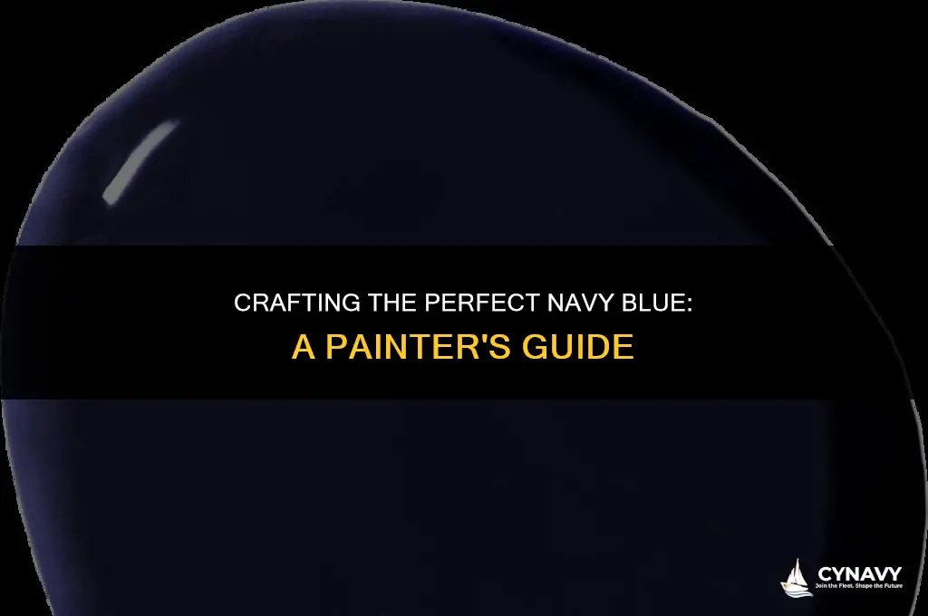 how to make navy paint