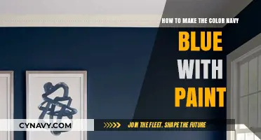 Mixing the Perfect Navy Blue: A Painter's Guide