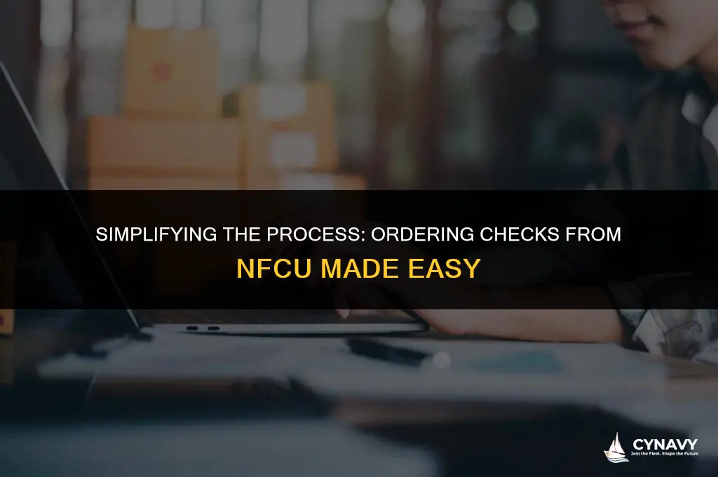 how to order checks from nfcu