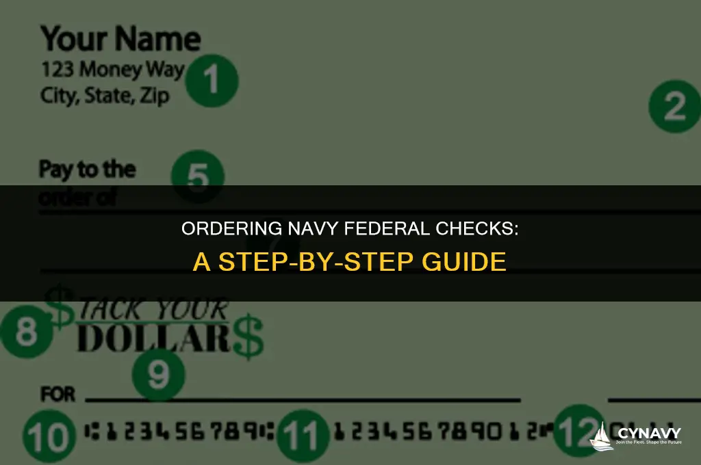 how to order navy federal checks