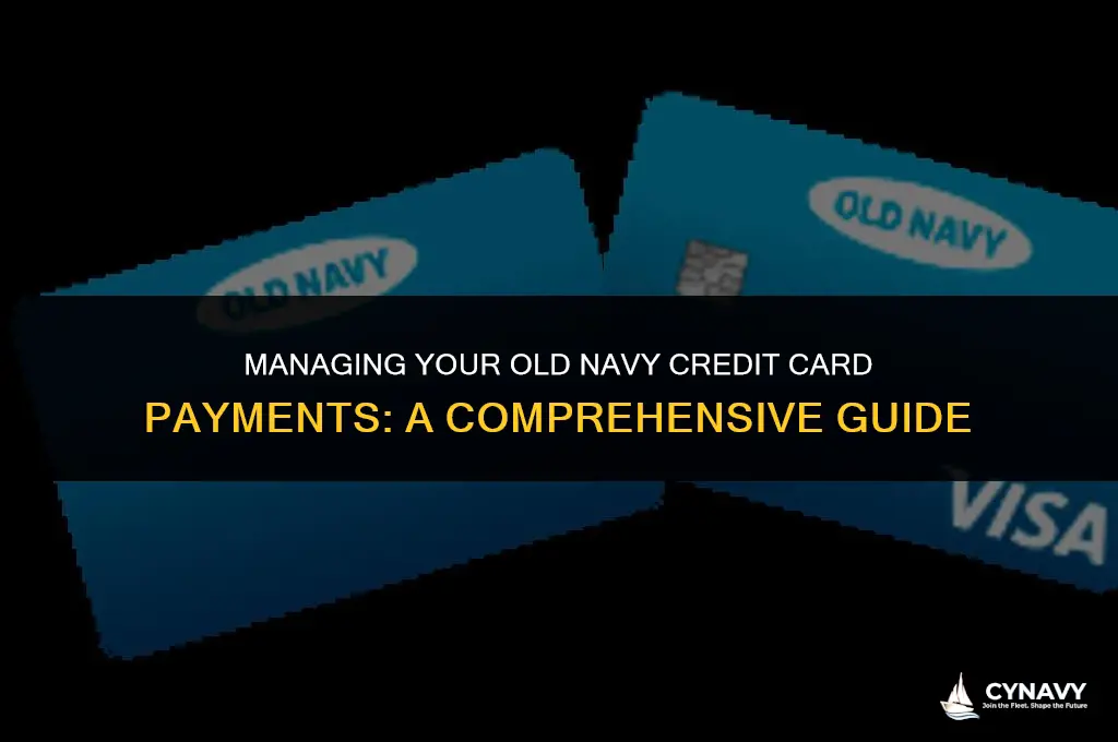 how to pay for old navy credit card