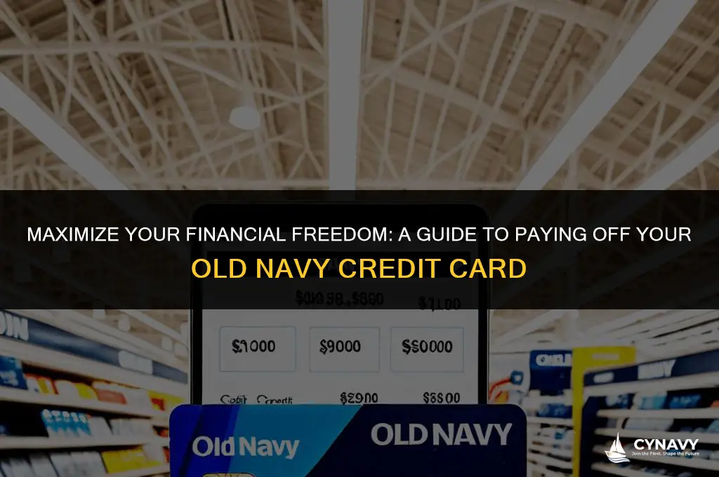 how to pay off old navy credit card