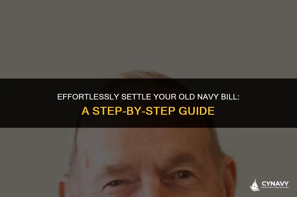 how to pay old navy bill