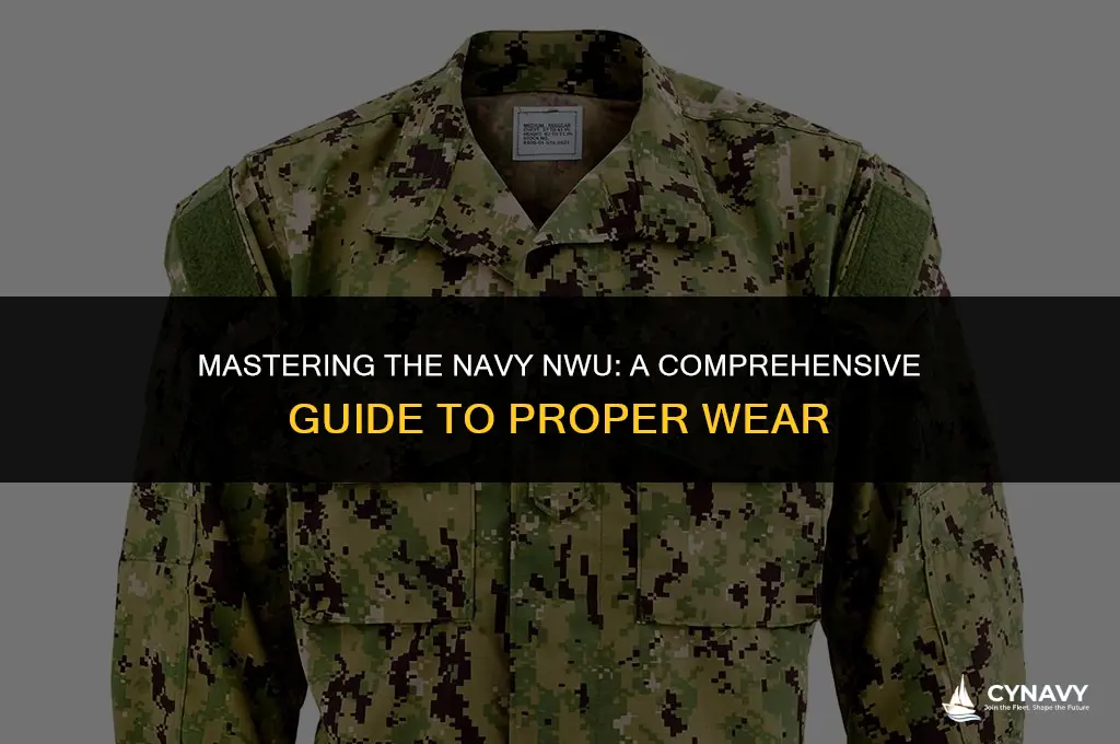 how to properly wear navy nwu