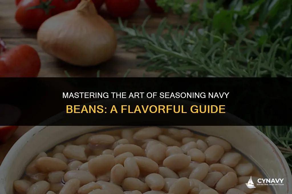 how to season navy beans