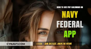 Accessing Your Pay Calendar on the Navy Federal App: A Step-by-Step Guide